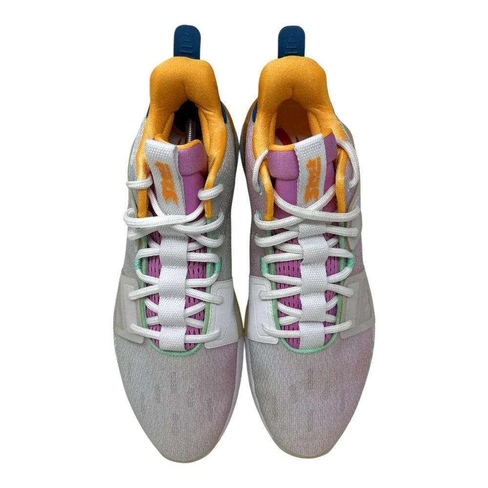 ANTA Impact 1 Basketball Shoes Men Size 13 Mid-Top Ceramic Green Pink Kyrie
